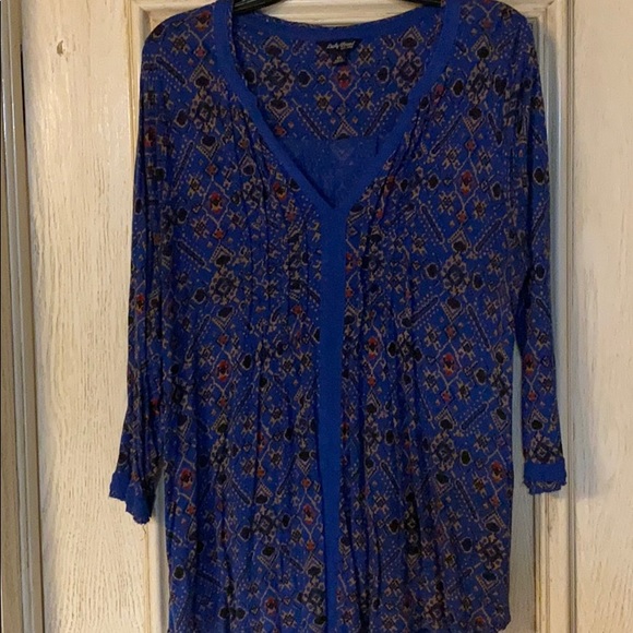 Lot of 2 Lucky Brand 1X tops - Picture 3 of 5